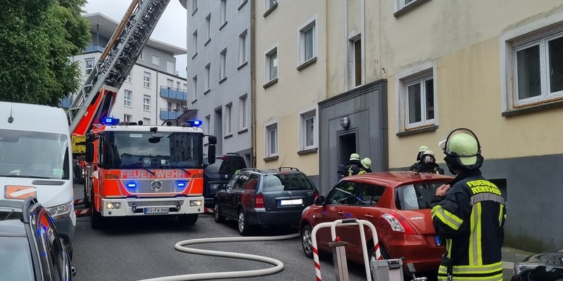 FW-RS: Zimmerbrand in der Remscheider Innenstadt - Foto: presseportal.de