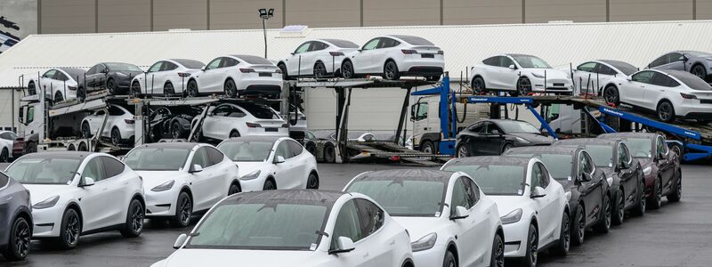 Tesla verbucht einen Verkaufsrekord. - Foto: Patrick Pleul/dpa