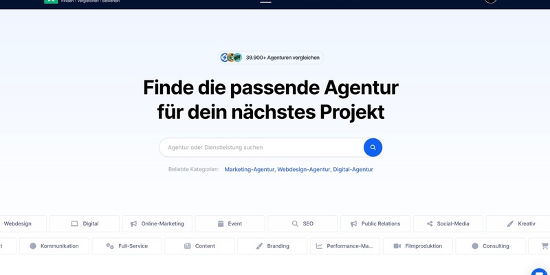 Agenturmarkt.de startet mit 40.000 Agenturen: Neue Vergleichs- und Bewertungsplattform für Dienstleister vorgestellt - Foto: presseportal.de
