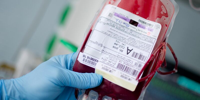 Blutspenden werden in Deutschland in Einzelbestandteile zerlegt (Archivbild). - Foto: Daniel Bockwoldt/dpa