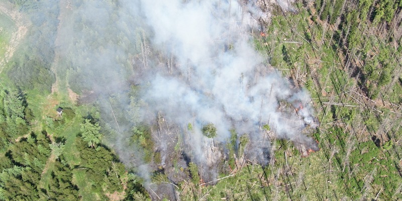 FW Kreis Soest: Waldbrand am Möhnesee - aktuell rund 300 Einsatzkräfte vor Ort - Foto: presseportal.de
