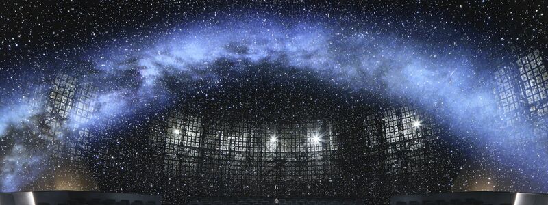 Nach Angaben einer Sprecherin ist das Planetarium in Prag nach dem Umbau eines der ersten volldigitalen LED-Planetarien der Welt. - Foto: Fotostudio Boysplaynice/Planetarium Prag/dpa