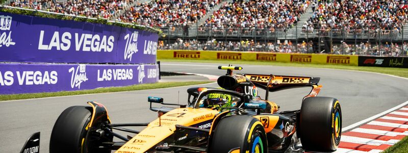 Max Verstappen auf der Strecke. - Foto: Christopher Katsarov/The Canadian Press/AP/dpa