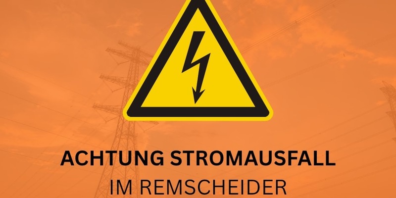 FW-RS: Stromausfall im Remscheider Stadtbezirk Süd - Foto: presseportal.de
