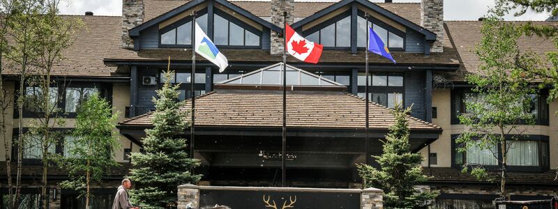 In diesem Hotel treffen sich die Staats- und Regierungschefs. (Archivbild) - Foto: Jeff McIntosh/The Canadian Press/dpa