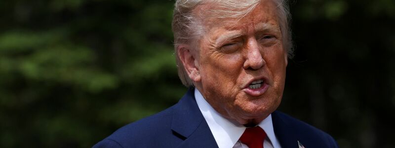 US-Präsident Trump kehrt vorzeitig vom G7-Gipfel in Kanada zurück.  - Foto: Suzanne Plunkett/PA Wire/dpa