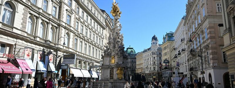 Der Graben, eine Einkaufsstraße in der Wiener Innenstadt. (Archivbild) - Foto: Helmut Fohringer/APA/dpa