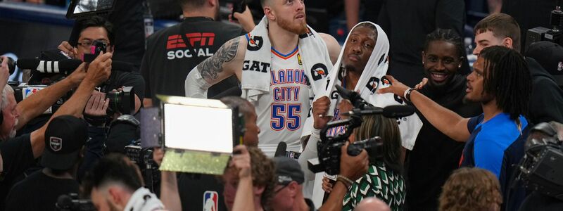Isaiah Hartenstein will mit Oklahoma City Thunder den NBA-Titel holen. - Foto: Nate Billings/AP/dpa