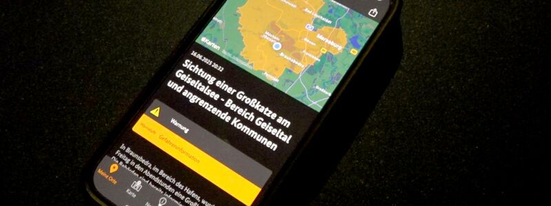 Am Montagabend warnte der Saalekreis die Bevölkerung. - Foto: NEWS5/dpa