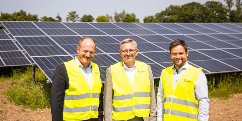 Im Münsterland: Neuer Solarpark von LichtBlick versorgt BENTELER künftig mit Grünstrom - Foto: presseportal.de