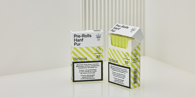 Heimat-CBD-Zigaretten - Produktabbildung - Foto: © Heimat Manufaktur AG über pressetext.de