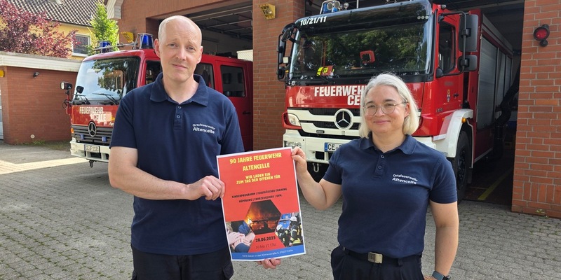 FW Celle: 90 Jahre Ortsfeuerwehr Altencelle - Tag der offenen Tür mit buntem Programm für die ganze Familie - Foto: presseportal.de