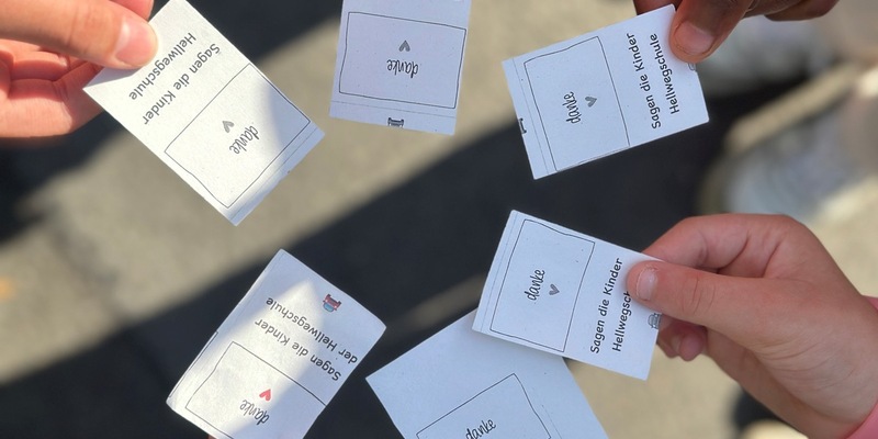 POL-BO: Kleine Helfer ganz groß: Kinder verteilen Dank- und Denkzettel - Foto: presseportal.de