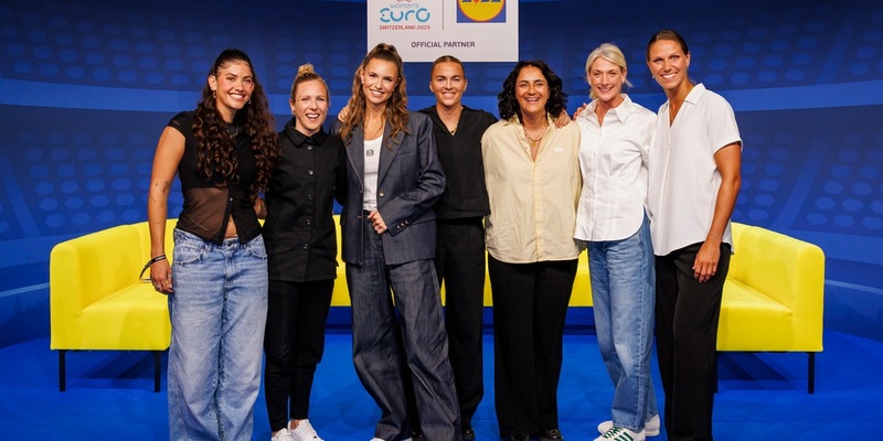 Lidl setzt auf prominente Vorbilder: Start der Never Stop Growing Initiative zur UEFA Women's EURO 2025(TM) - Foto: presseportal.de