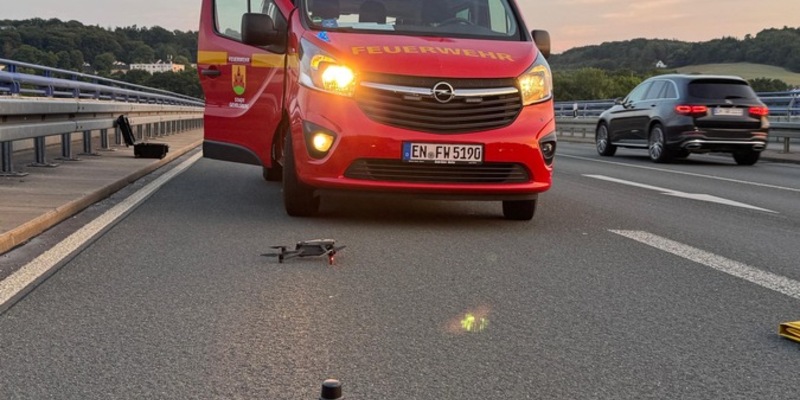 FW-EN: Überörtliche Hilfe mit Fachgruppe Drohne und Strömungsrettern in Wetter (a. d. Ruhr) - Foto: presseportal.de