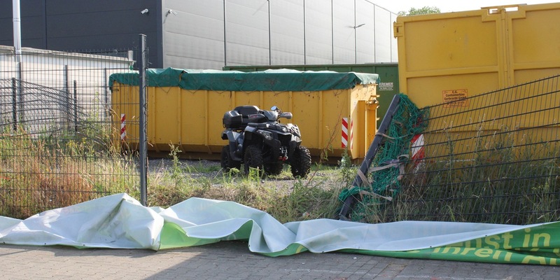 POL-GE: Zwei Verletzte bei Unfall mit Quad - Foto: presseportal.de