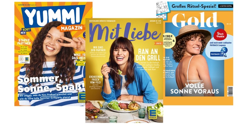 AWA 2025: EDEKA feiert deutlichen Reichweitenzuwachs für Kundenmagazin MIT LIEBE - Foto: presseportal.de