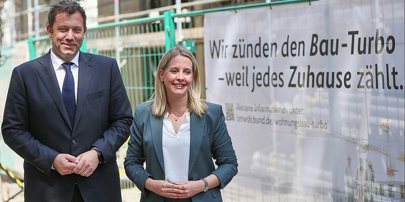 Lars Klingbeil und Verena Hubertz stellen Bau-Turbo vor am 18.06.2025 - Foto: über dts Nachrichtenagentur