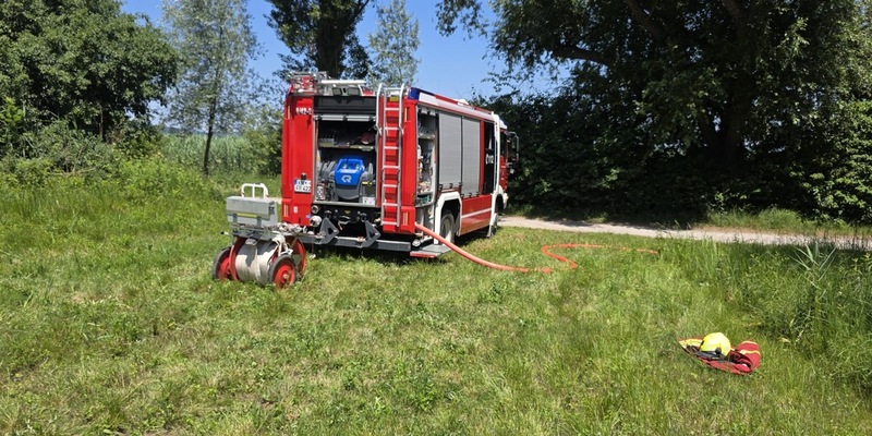 FW Reichenau: Hohler Baum fängt erneut an zu Glimmen, 20.06.2024, Reichenau-Mittelzell - Foto: presseportal.de