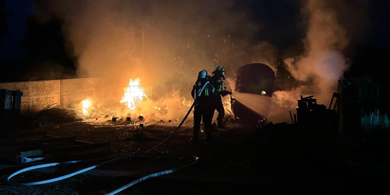 FW-ROW: Feuer schnell unter Kontrolle - Foto: presseportal.de