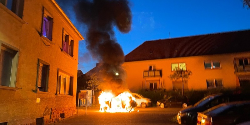 POL-PPWP: Fahrzeugbrand - Foto: presseportal.de