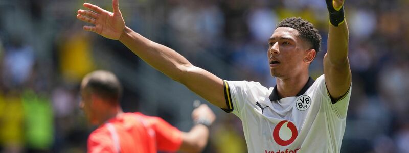 Jobe Bellingham gelang sein Premieren-Tor für den BVB - Foto: Carolyn Kaster/AP/dpa