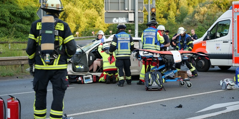 FW-DO: Verkehrsunfall B236 in der Berghofer Mark - Foto: presseportal.de