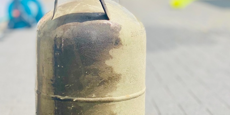 FW-MK: Brennende Propangasflasche in Sümmern - Foto: presseportal.de