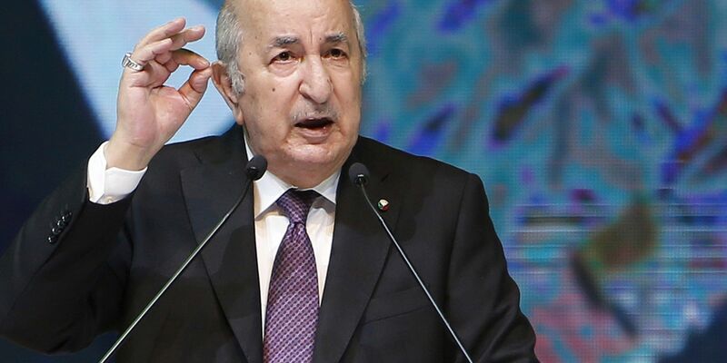 Algeriens Präsident Abdelmadjid Tebboune reagierte betroffen. - Foto: STR/AP/dpa