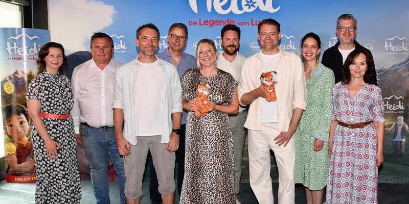Ausgelassen-fröhliche Stimmung bei der Premiere von HEIDI - DIE LEGENDE VOM LUCHS in München / Ab 26.6. im Kino - Foto: presseportal.de