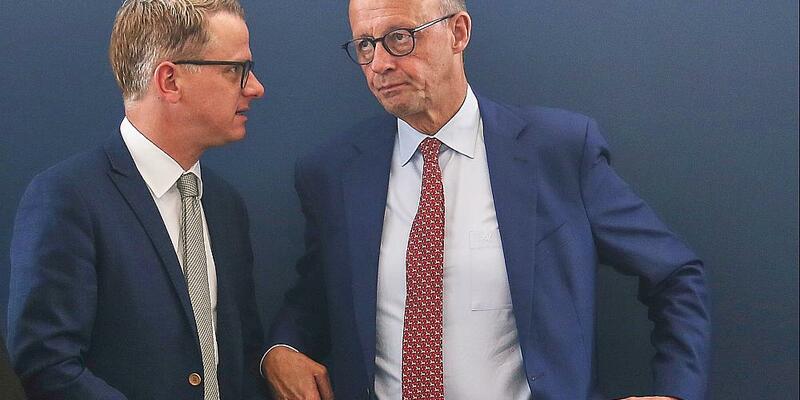 Carsten Linnemann und Friedrich Merz am 23.06.2025 - Foto: über dts Nachrichtenagentur