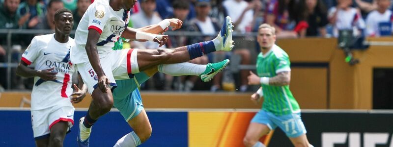 Paris Saint-Germain hat das Achtelfinale der Club-WM erreicht.  - Foto: Lindsey Wasson/AP/dpa