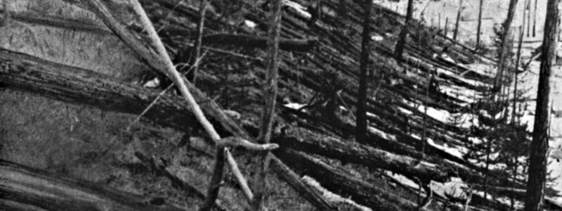 Das Tunguska-Ereignis: Wahrscheinlich ein großer Brocken aus dem All verwüstete 1908 ein Gebiet in Sibirien. (Archivbild) - Foto: L. Kulik/Russische Akademie der Wissenschaften/dpa
