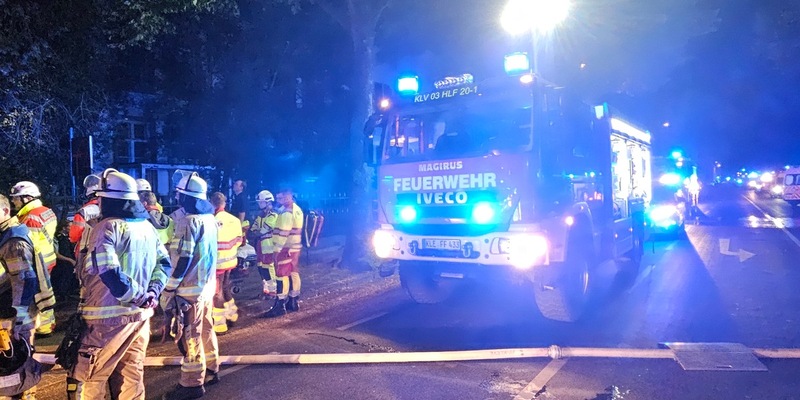 FW-KLE: Nächtlicher Brand in Seniorenheim - Foto: presseportal.de