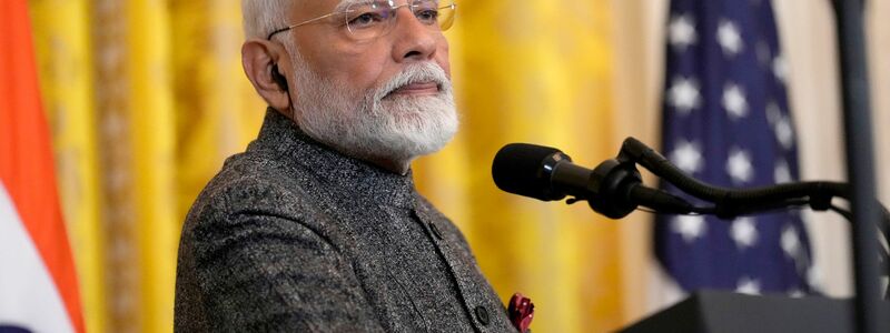 Indiens Premierminister Modi: Das Land könnte vom Zollstreit zwischen den USA und China profitieren (Archivbild) - Foto: Ben Curtis/AP/dpa