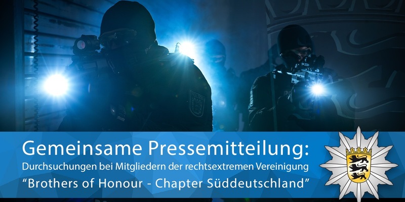 LKA-BW: Gemeinsame Pressemitteilung der Generalstaatsanwaltschaft Stuttgart und des LKA: Durchsuchungsmaßnahme wegen Fortführung der rechtsextremistischen Vereinigung Blood & Honour Division Deutschland - Foto: presseportal.de