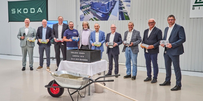 Zukunftssicherung am Stammsitz: Škoda Auto legt Grundstein für eine hochmoderne Lackiererei - Foto: presseportal.de
