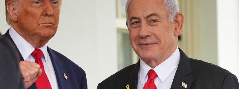 Trump kritisiert Israels Justiz wegen des Korruptionsverfahrens gegen Netanjahu. (Archivbild) - Foto: Evan Vucci/AP/dpa