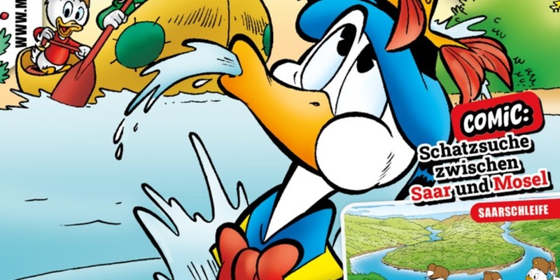 Micky Maus Magazin 15/2025 bringt Donald Duck ins Saarland, nach Trier und Luxemburg! - Foto: presseportal.de