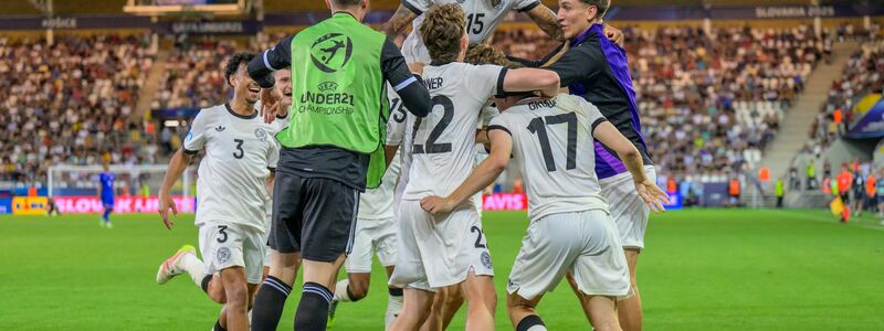 Der Siegeszug der deutschen U21 geht weiter. - Foto: Veronika Mihalikova/TASR Slovakia/AP/dpa