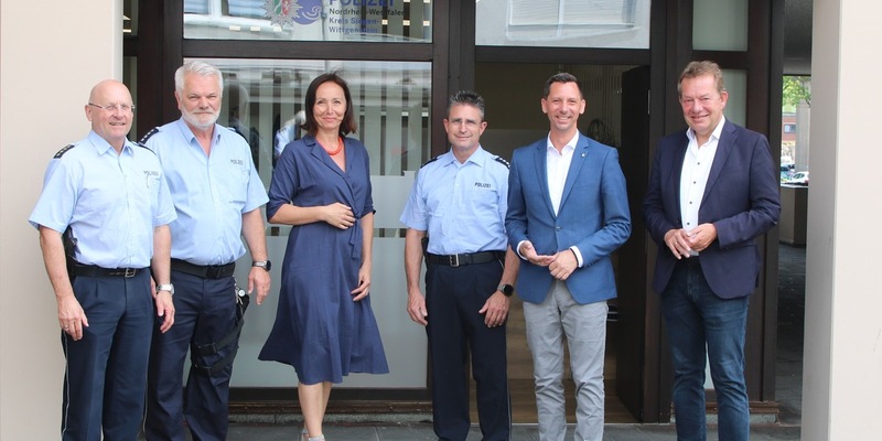 POL-SI: Moderner und besser sichtbar: Neues Zuhause für den Bezirksdienst Geisweid - #polsiwi - Foto: presseportal.de