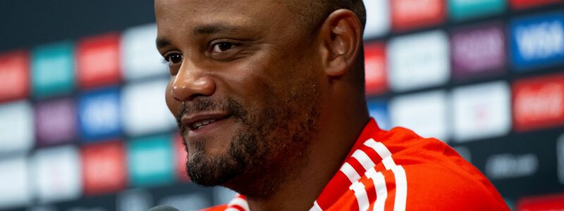 Vincent Kompany äußert sich in Miami vor dem letzten Spiel von Leroy Sané für den FC Bayern. - Foto: Sven Hoppe/dpa