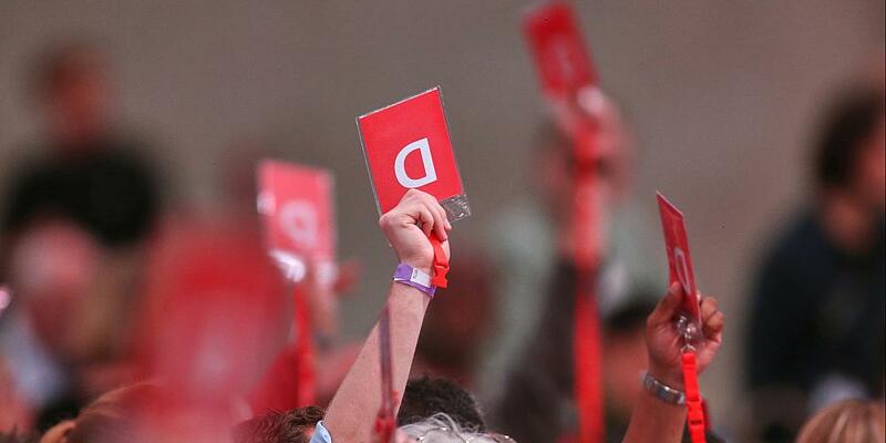 Abstimmung auf SPD-Parteitag im Juni 2025 - Foto: über dts Nachrichtenagentur