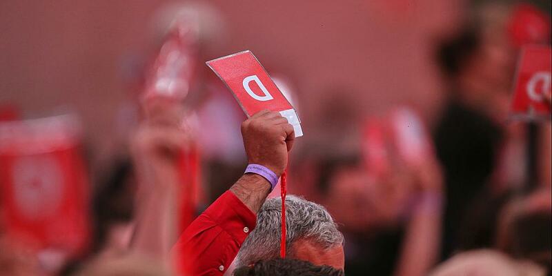 Abstimmung auf SPD-Parteitag am 28.06.2025 - Foto: über dts Nachrichtenagentur