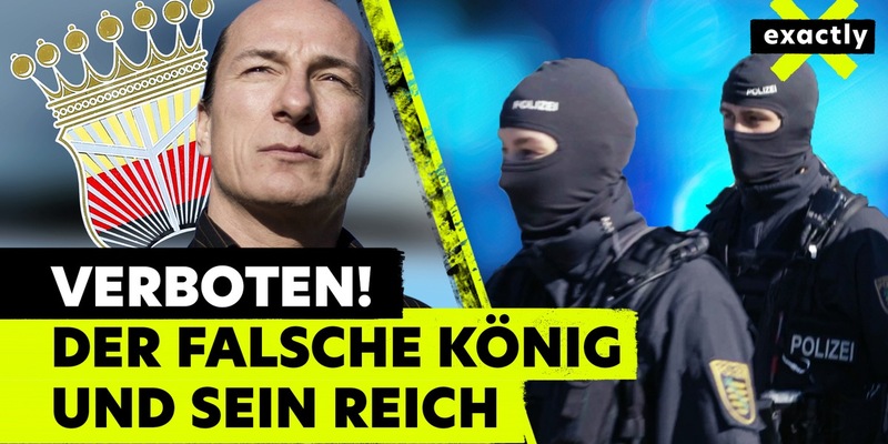 Neue „MDR-exactly“-Reportage: Wie Fitzeks „Königreich Deutschland“ zerschlagen wurde - Foto: presseportal.de