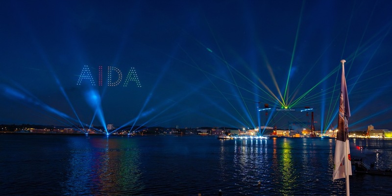 Ein leuchtender Abschied unter Sternen: AIDA Cruises krönt die Kieler Woche 2025 - Foto: presseportal.de