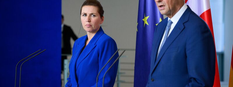 Dänemarks Ministerpräsidentin Mette Frederiksen, hier jüngst nach einem Gespräch mit Kanzler Merz. (Archivbild) - Foto: Bernd von Jutrczenka/dpa