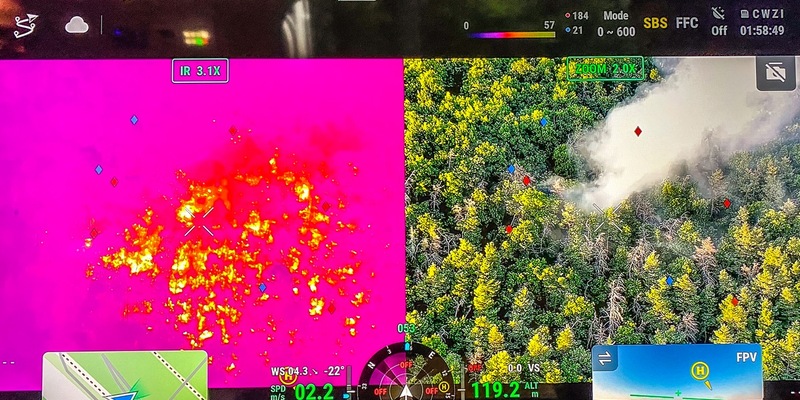 FW Dresden: Waldbrand in der Dresdner Heide - Foto: presseportal.de