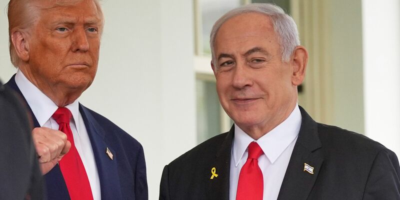 US-Präsident Donald Trump wird den israelischen Regierungschef Benjamin Netanjahu am Montag im Weißen Haus empfangen. (Archivbild) - Foto: Evan Vucci/AP/dpa