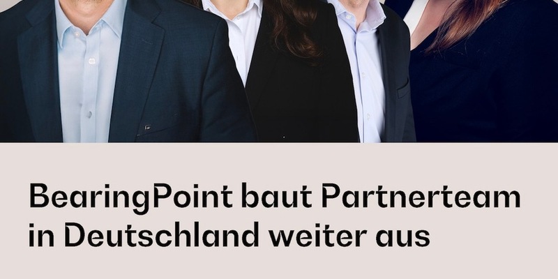 BearingPoint baut Partnerteam in Deutschland weiter aus - Foto: presseportal.de